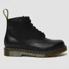 A black leather boot is shown from the side against a white background. Voir les images du produit