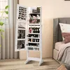 Mobile portagioie ribaltabile con luci LED a 3 colori e Anteprima dell’immagine prodotto 8