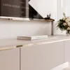 Meuble TV bas IdohomeTV SELIA 200 cm, cachemire, moulure Voir les images du produit 3