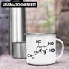 Trendation - Klettern Bergsteigen Geschenk Emaille Tasse Produktbild-Vorschau 3