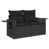 Eleganten-Stil 7-tlg. Garten-Lounge-Set mit Kissen Produktbild-Vorschau 6