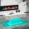 Radelldar Modern Couchtisch Wohnzimmertisch Hochglanz mit Produktbild-Vorschau 7