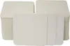 Stacks of blank, square coasters with rounded corners are shown against a white background. Náhľad obrázku produktu