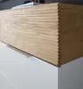 TV-Lowboard Dubai | weiß matt / Eiche massiv Produktbild-Vorschau 3