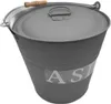 Relaxdays Ascheeimer 12 Liter Kohle Asche runde Aschetonne Produktbild-Vorschau 13