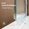 doporro Duschwand für Badewanne Badewannenaufsatz 90x140cm Produktbild-Vorschau 6