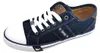 Mustang Herren Canvas Sneaker Blau Voir les images du produit 14