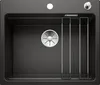 BLANCO 525889 Spüle ETAGON 6 in Schwarz mit InFino®-Ventil Produktbild-Vorschau 1