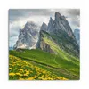 DEQORI Hybrid Leinwand Bild 30x30 cm 'Dolomitenzauber' Produktbild-Vorschau 2