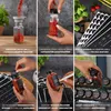 Gewürzregal Set Schwarz | Stehend oder Wandmontage | 24 Produktbild-Vorschau 3