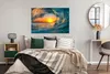 MuchoWow® Poster Sonnenuntergang - Wasser - Welle - Orange Produktbild-Vorschau 4