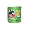 A Pringles Sour Cream & Onion snack can. Produktbild-Vorschau