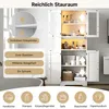 MODFU Koupelnová skříňka s prosklenými dvířky a úložným Náhled obrázku produktu 6