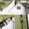 Duschzelt Camping 110 x 110 x 190 cm Grün Toilettenzelt Produktbild-Vorschau 10