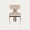 HOMLA Stuhl ELVARO, beige, 51 x 53 x 80,5 cm Produktbild-Vorschau 1