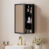 Armadietto a specchio kleankin, mobile da bagno a 3 Anteprima dell’immagine prodotto 1