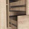 Akord Mobile 2 Ante 3 Cassetti Rovere Sonoma 101X35X76 Cm Anteprima dell’immagine prodotto 5