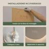 S'AFIELINA Specchio Bagno LED 48 × 72 cm, Asimmetrico, Anteprima dell’immagine prodotto 11