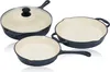 Mahlzeit Set de 3 poêles, Ø 24cm, Ø 29,5cm, Ø 29cm, Blue Voir les images du produit 1