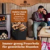 BLACK OAK Kaminholzkorb Montana Wohnzimmer XL 60L Filzkorb Produktbild-Vorschau 4