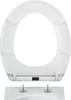 A white toilet seat and its mounting hardware are shown against a white background. Anteprima dell’immagine prodotto