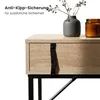 Konsolentisch Loft-Stil ELANO 2 Schubladen 80 cm Sonoma Produktbild-Vorschau 4