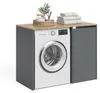 Waschmaschinenschrank Vicco Viktor Anthrazit/Goldkraft Produktbild-Vorschau 6