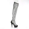 DELIGHT-3009 Damen Boots von Pleaser, Schwarz EU 41, US 11 Produktbild-Vorschau 6