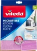 The image shows the packaging of a Vileda Microfibre Kitchen cloth. Anteprima dell’immagine prodotto