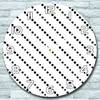 Wanduhr aus Glas Rund fi 30 Geometrische Punkte Quarz Deko Produktbild-Vorschau 1
