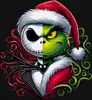 Pánské tričko Nightmare before Christmas Grinch Skeleton - Náhled obrázku produktu 3