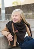 Knit Factory Coco Dreiecksschal Junior - Aubergine - 140x60 Produktbild-Vorschau 9