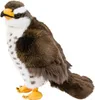 Kuscheltier Falke 23 cm braun/grau/weiß Plüschvogel Produktbild-Vorschau 1