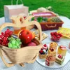 Obstkörbe, faltbarer Obstkorb, Obstschale, Ananas-Design Produktbild-Vorschau 3