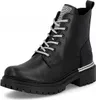 Rieker Damen Stiefelette Biker Boot mit Strass und Produktbild-Vorschau 3