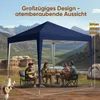 Quictent Pavillon 3x3m Wasserdicht Faltpavillon Stabil Produktbild-Vorschau 7