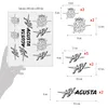 Autocollants pour MV Agusta – Lot de 9 autocollants de Voir les images du produit 3