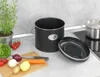 WENKO Metall Komposteimer Nero 6 L in Schwarz 22,5 x 22,5 Produktbild-Vorschau 8