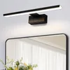 ZMH LED Spiegelleuchte  30CM 6W Spiegellampe  Schwarz IP44  Produktbild-Vorschau 1