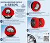 DAC | Chaussettes à neige - 225/45 R18 - 2 pièces - Chaîne Voir les images du produit 8