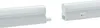 Two sections of a white LED under-cabinet light bar are shown against a white background. One section has a switch. Produktbild-Vorschau