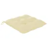 vidaXL Gartenstühle mit Cremeweißen Kissen 4 Stk. Produktbild-Vorschau 7