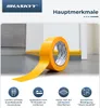 Goldband Malerband Kreppband Profi 5x Malerkrepp 38mm x 50m Produktbild-Vorschau 2