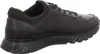 A black Ecco Exostride shoe is shown from a side-rear angle against a white background. Náhled obrázku produktu