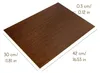 Creative Deco 10 x A3 MDF - Plaat Bruin, 420 x 300 x 3 mm Productafbeelding-voorbeeld 3