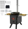 Stanová pec 394 x 608 x 425 mm kempingový sporák 365 x 250 Náhľad obrázku produktu 1