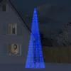 vidaXL Choinka LED na maszt 1534 LED niebieska 500 cm Podgląd zdjęcia produktu 2