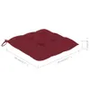 Chaises de jardin pliantes avec coussins 8 pcs. Bois massif Voir les images du produit 11