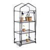 Relaxdays Gewächshaus Balkon, PVC-Folie, Stahl, HxBxT: 126 Produktbild-Vorschau 1