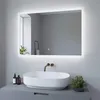 LED Badspiegel 100x70cm Lichtspiegel Badezimmerspiegel Produktbild-Vorschau 1
